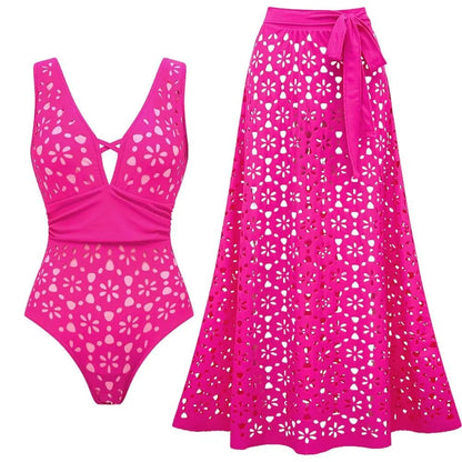 Classic Vintage Bathing Suit with a Flattering Fit