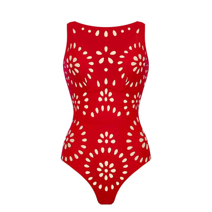 Classic Vintage Bathing Suit with a Flattering Fit