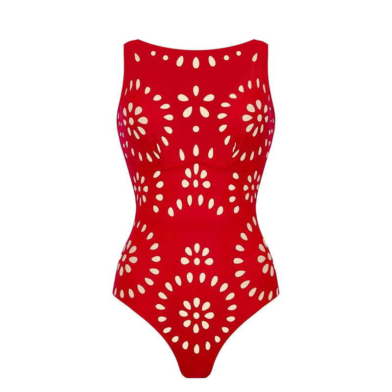 Classic Vintage Bathing Suit with a Flattering Fit