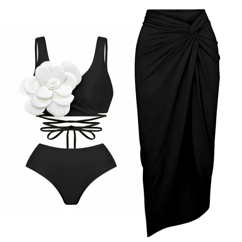 Subtly Elegant Bikini with a Refined Vintage Look