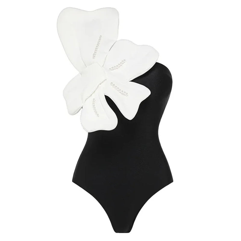 Casually Elegant Bathing Suit with a Refined Edge