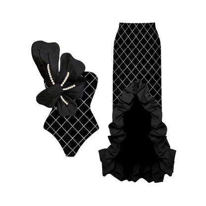 Casually Elegant Bathing Suit with a Refined Edge