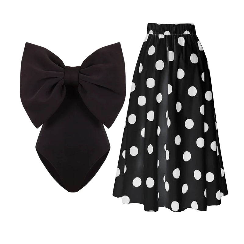 Finely Styled Bathing Suit with a Classic Vintage Look