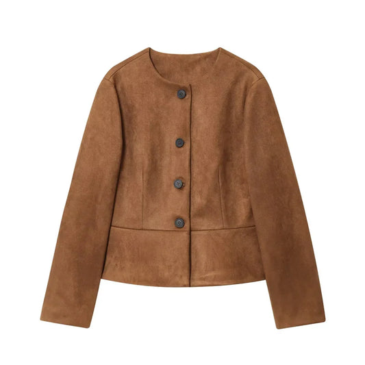 Fris en vrouwelijk Jas