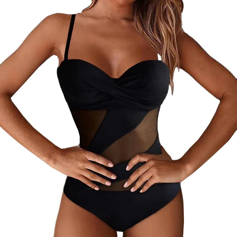 Finely Styled Bathing Suit with a Classic Vintage Look