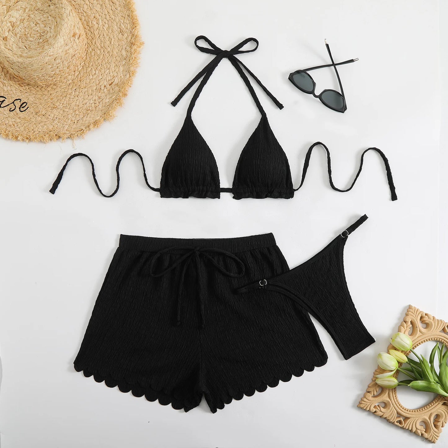Vintage Inspired Bikini with a Contemporary Edge