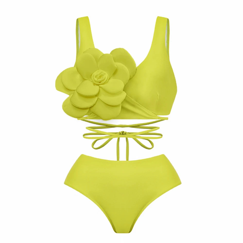 Subtly Elegant Bikini with a Refined Vintage Look