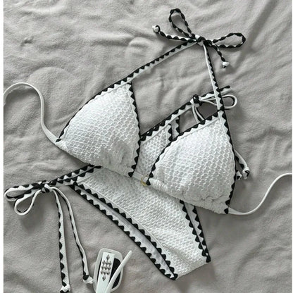 Finely Styled Bathing Suit with a Classic Vintage Look