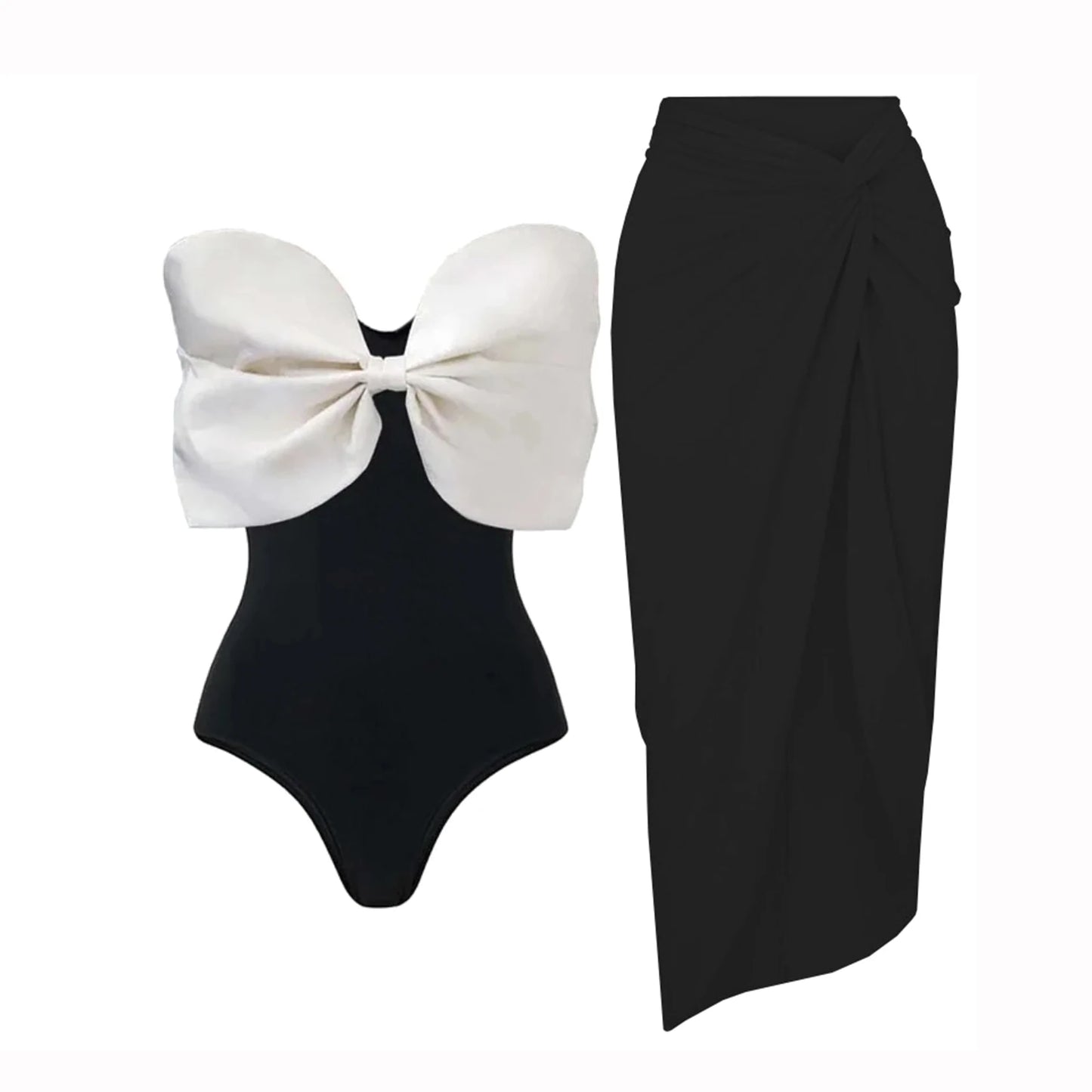 Finely Styled Bathing Suit with a Classic Vintage Look