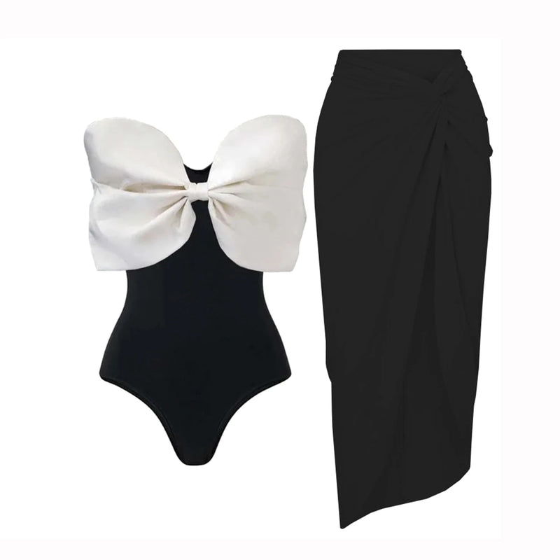 Finely Styled Bathing Suit with a Classic Vintage Look