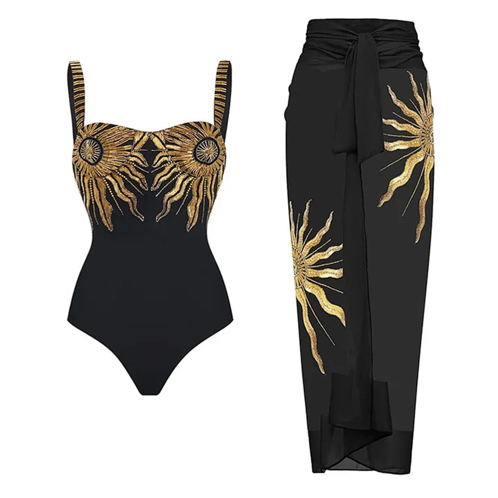 Finely Styled Bathing Suit with a Classic Vintage Look