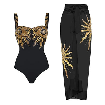 Finely Styled Bathing Suit with a Classic Vintage Look