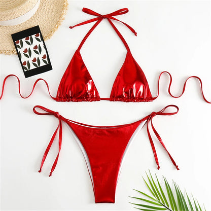 Classic Vintage Bikini with a Flattering Fit