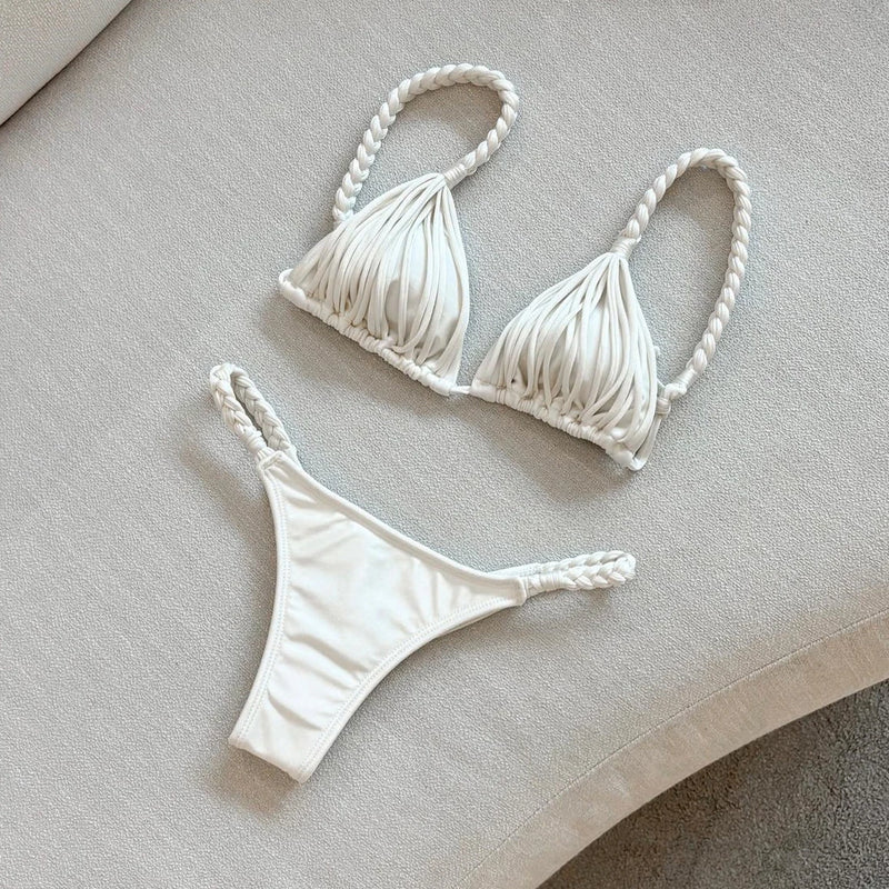 Casually Elegant Bathing Suit with a Refined Edge