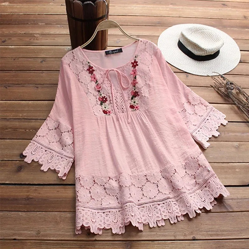 A Vintage Style Shirt with Delicate Timeless Details