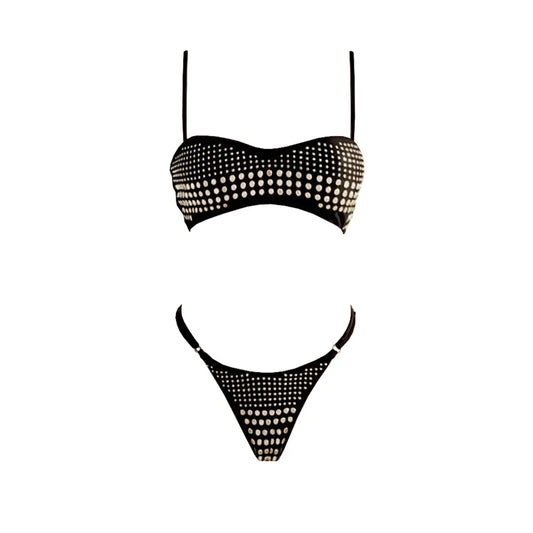 Subtly Elegant Bikini with a Refined Vintage Look