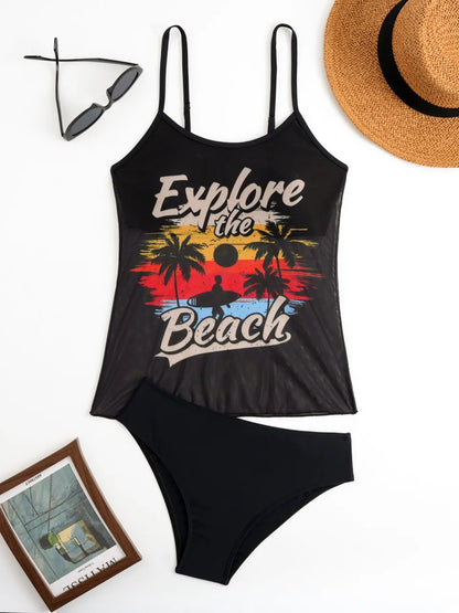 Subtly Elegant Swimsuit with a Refined Vintage Look