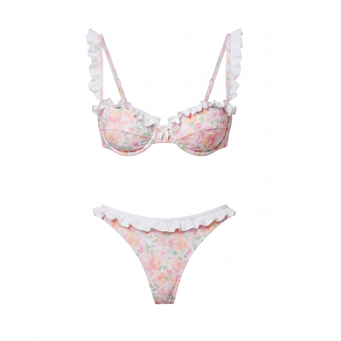 Classic Vintage Bikini with a Flattering Fit