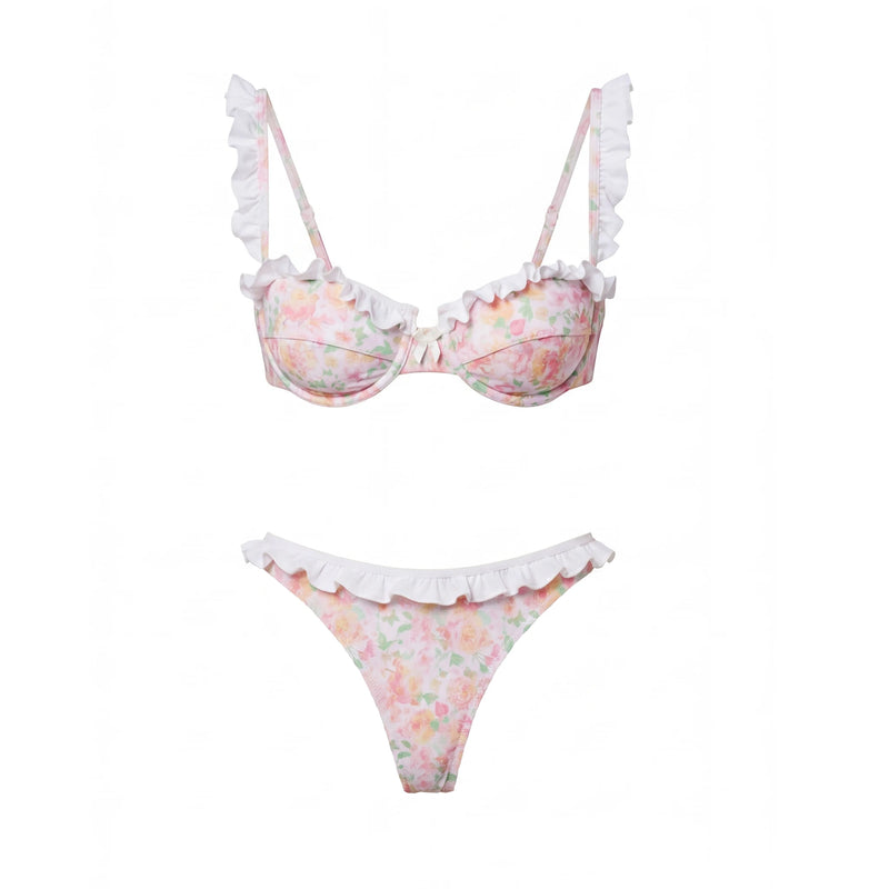 Classic Vintage Bikini with a Flattering Fit