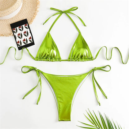 Classic Vintage Bikini with a Flattering Fit