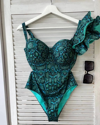 Finely Styled Bathing Suit with a Classic Vintage Look