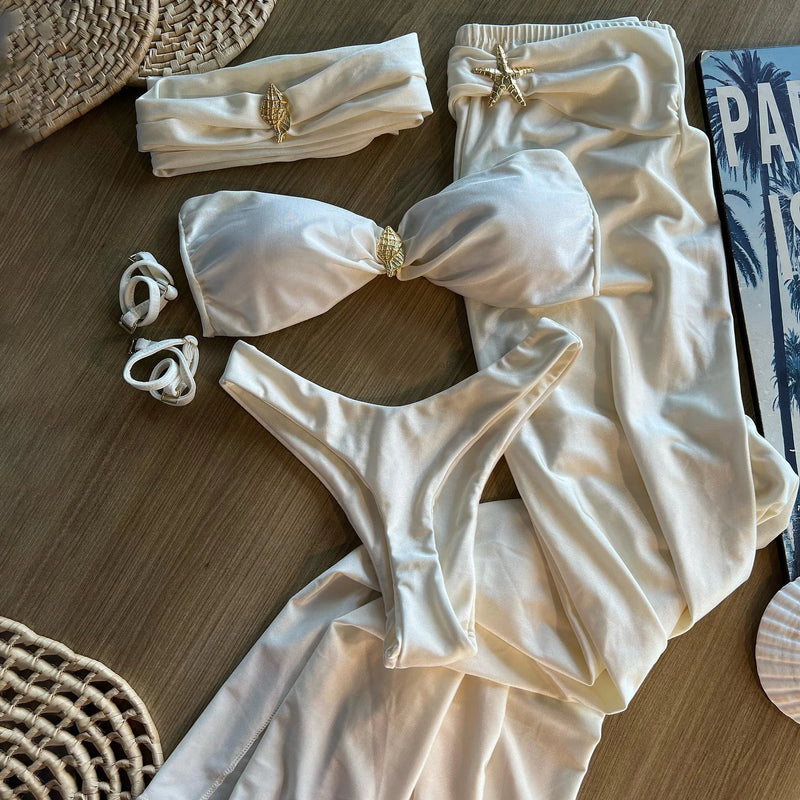 Casually Elegant Bathing Suit with a Refined Edge