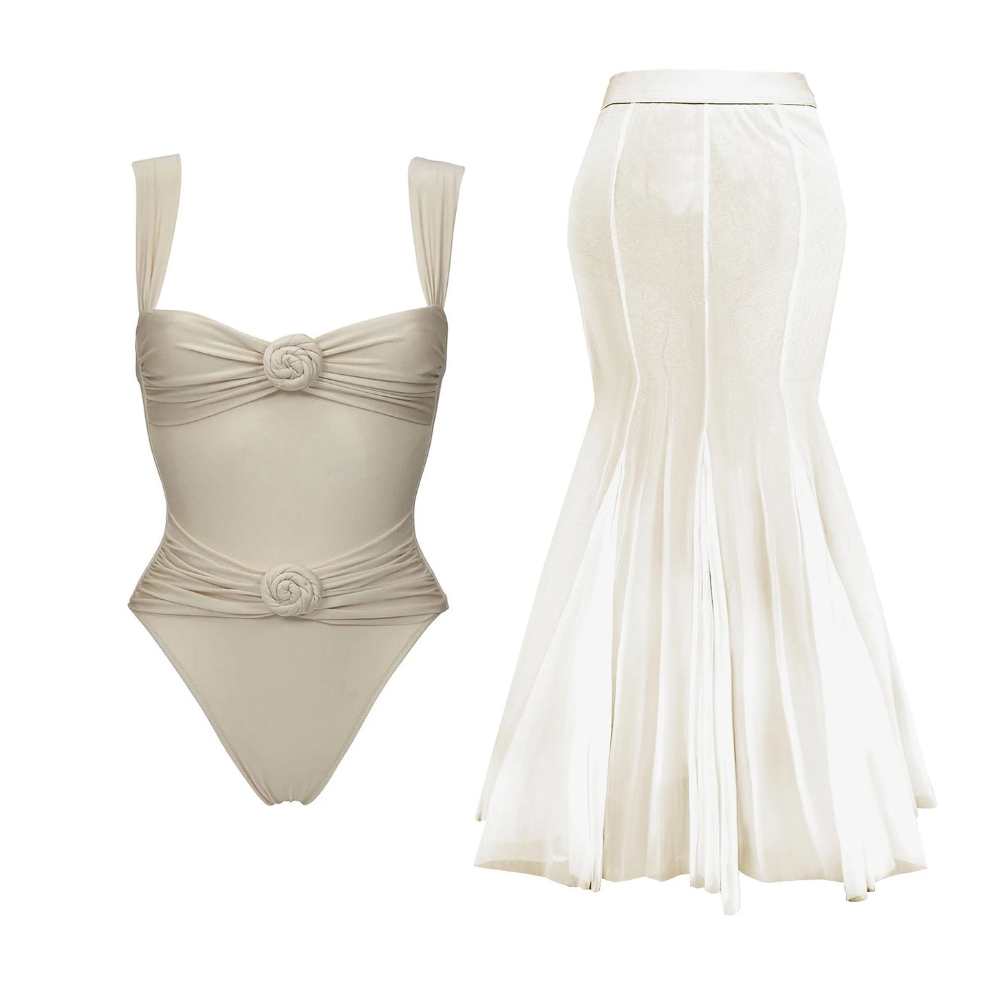 Vintage Inspired Bathing Suit with a Contemporary Edge