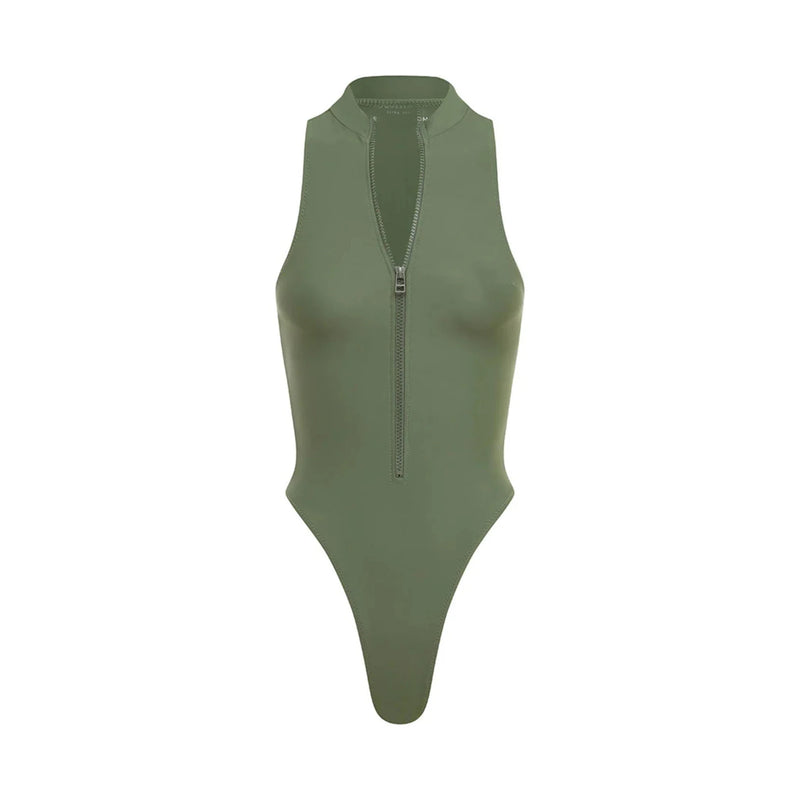 Casually Elegant Swimsuit with a Refined Edge