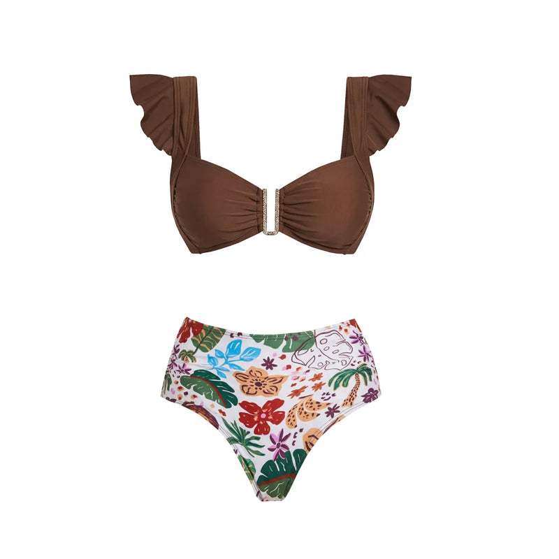 Classic Vintage Bikini with a Flattering Fit