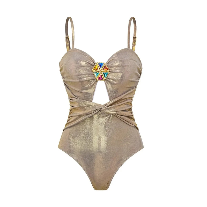 Subtly Elegant Bikini with a Refined Vintage Look
