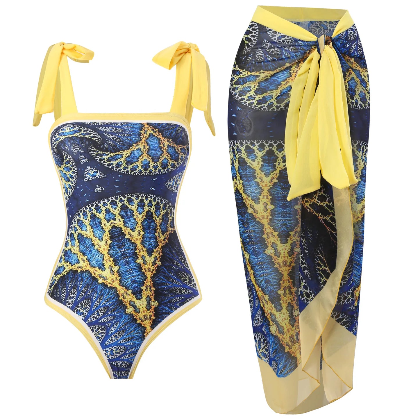 Casually Elegant Swimsuit with a Refined Edge