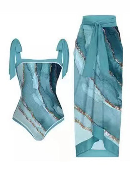 Subtly Elegant Swimsuit with a Refined Vintage Look
