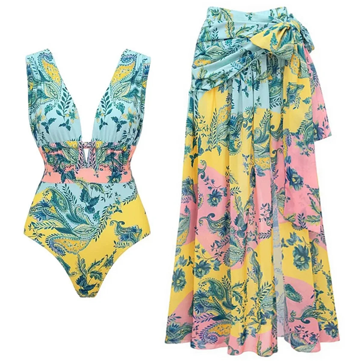 Subtly Elegant Bikini with a Refined Vintage Look