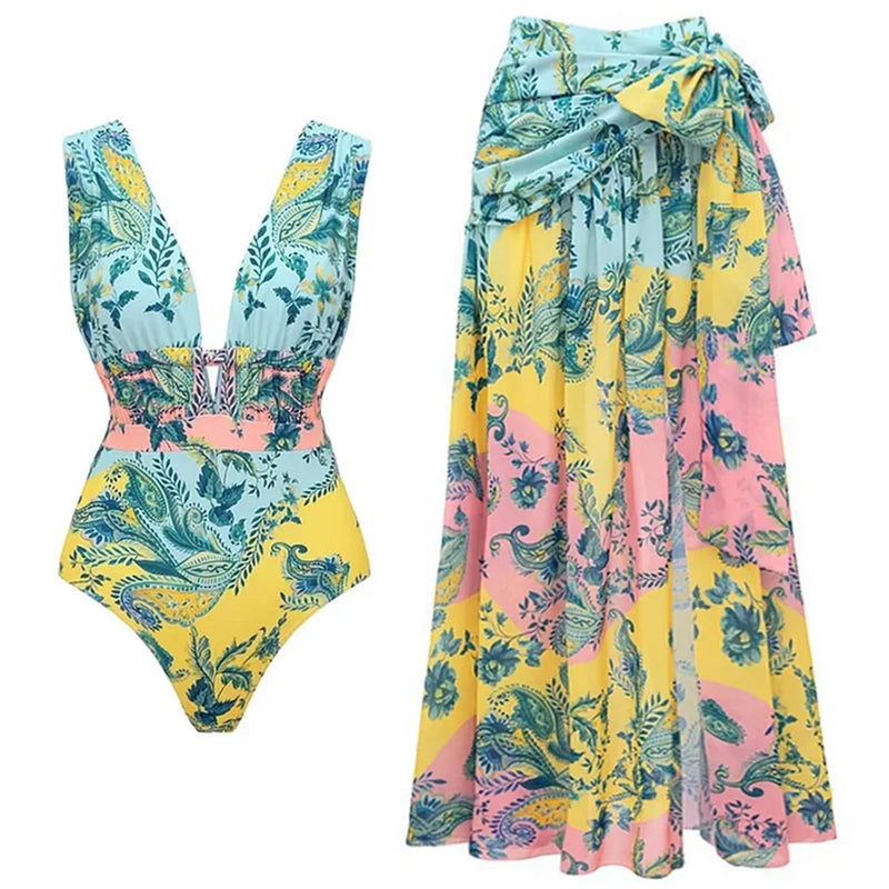 Subtly Elegant Bikini with a Refined Vintage Look