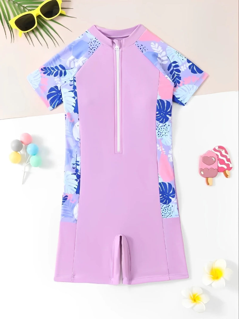 Casually Elegant Swimsuit with a Refined Edge