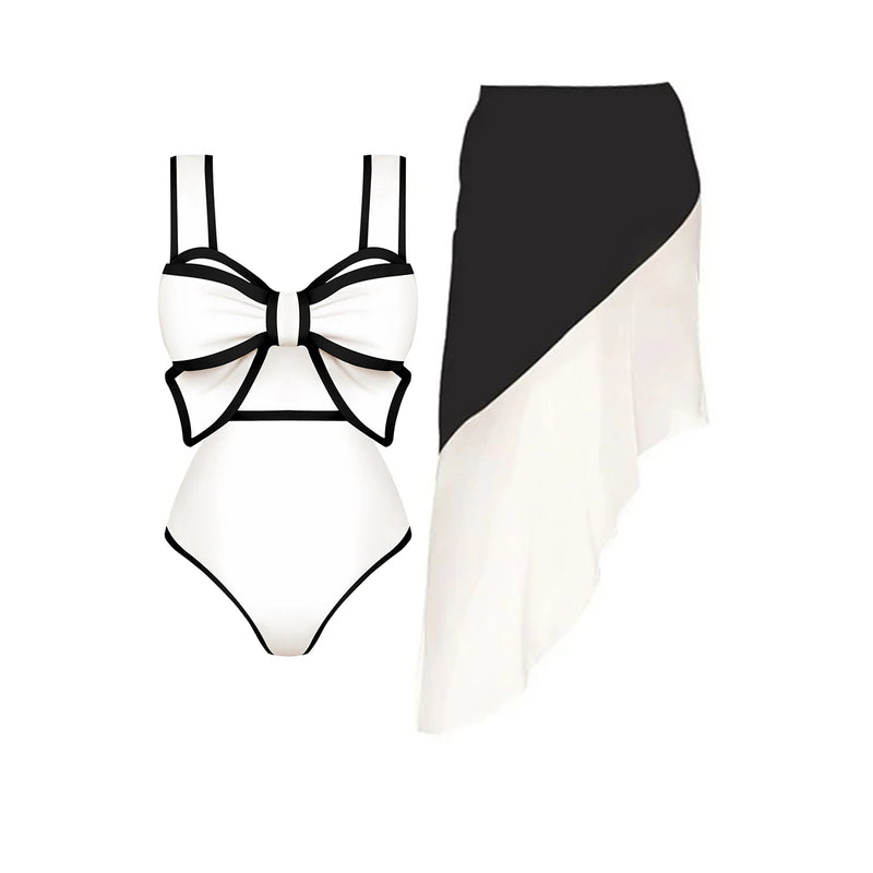 Finely Styled Bathing Suit with a Classic Vintage Look