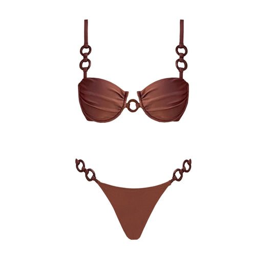Classic Vintage Bikini with a Flattering Fit