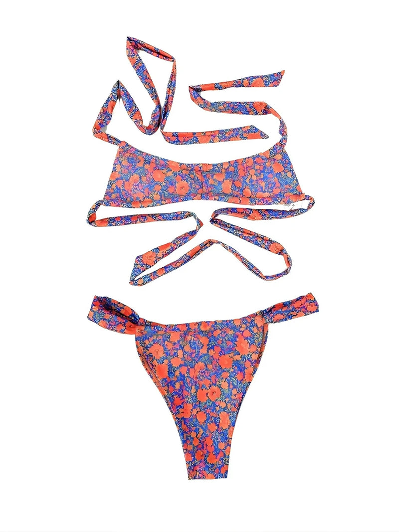 Classic Vintage Bikini with a Flattering Fit