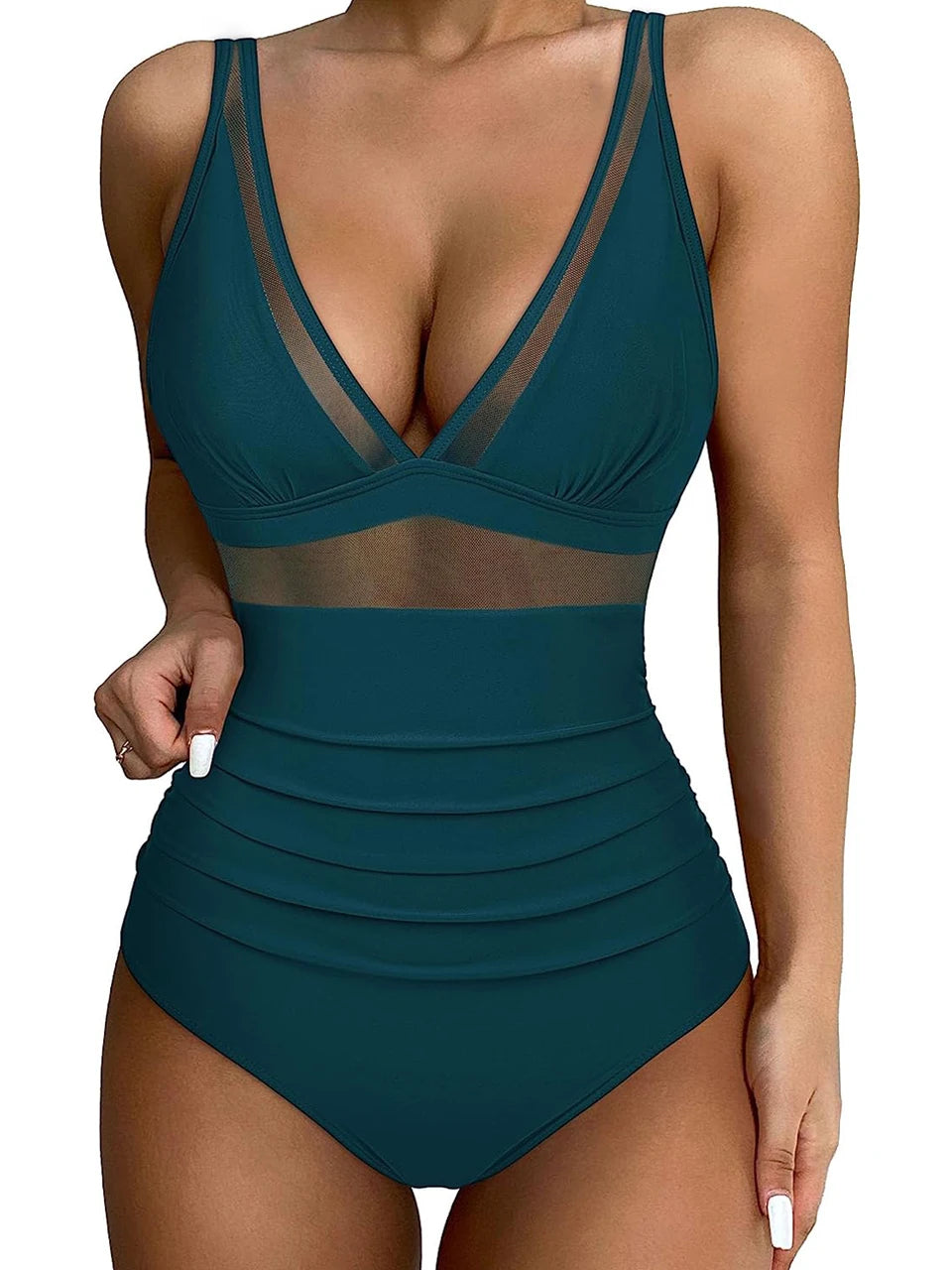Vintage Inspired Bathing Suit with a Contemporary Edge