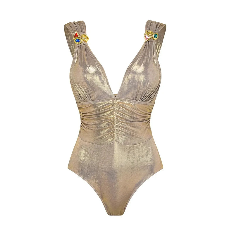 Subtly Elegant Bikini with a Refined Vintage Look