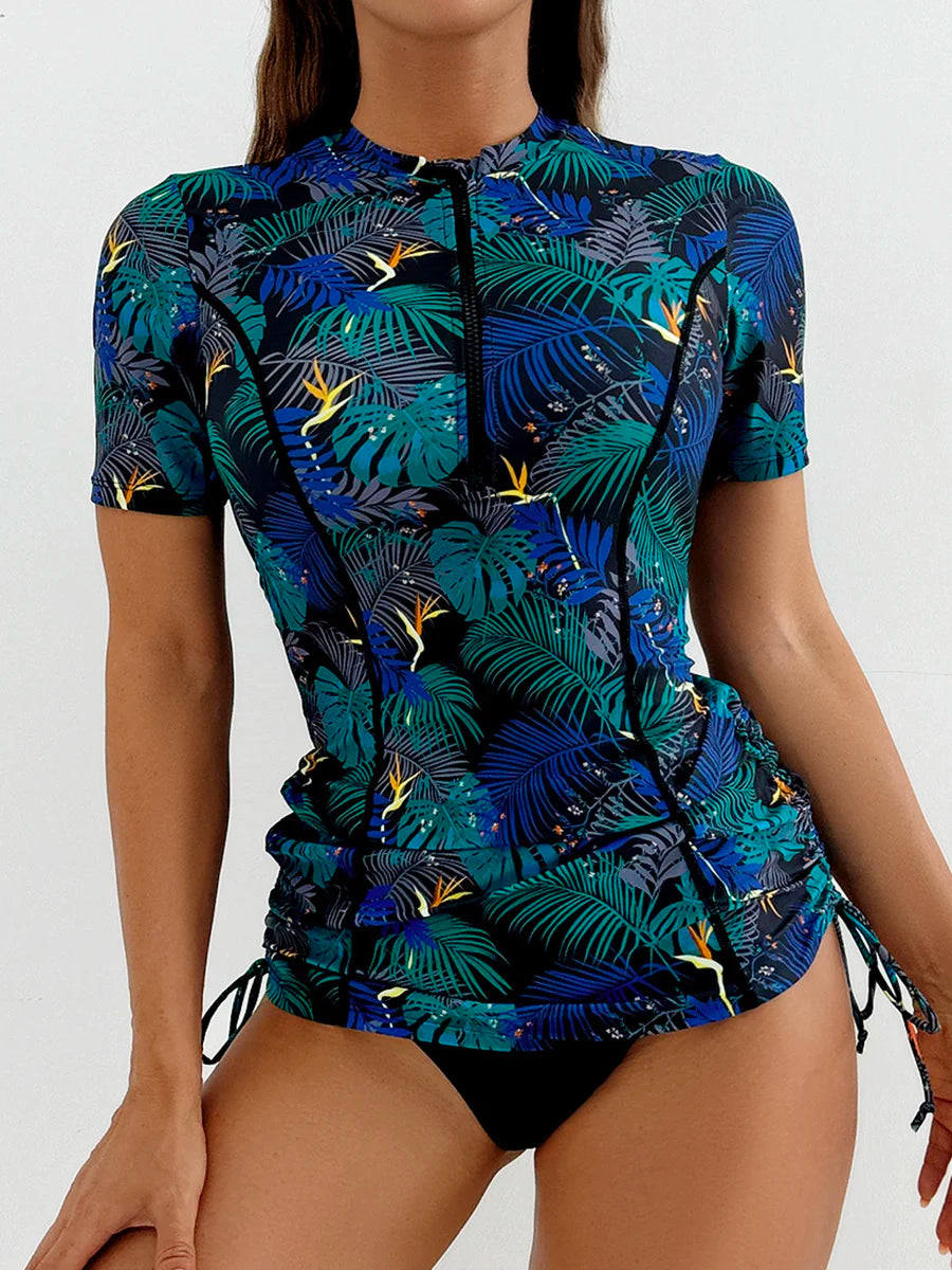 Subtly Elegant Swimsuit with a Refined Vintage Look