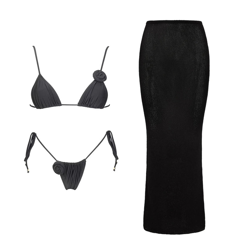 Classic Vintage Bikini with a Flattering Fit