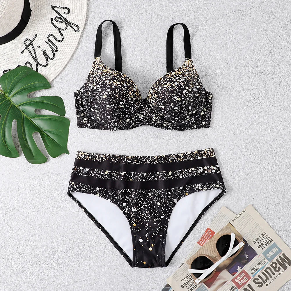 Classic Vintage Bikini with a Flattering Fit