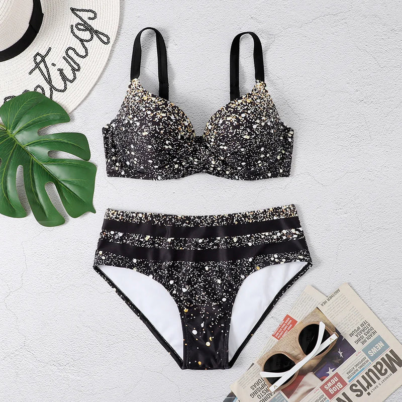 Classic Vintage Bikini with a Flattering Fit