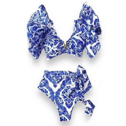 Vintage Inspired Bathing Suit with a Contemporary Edge