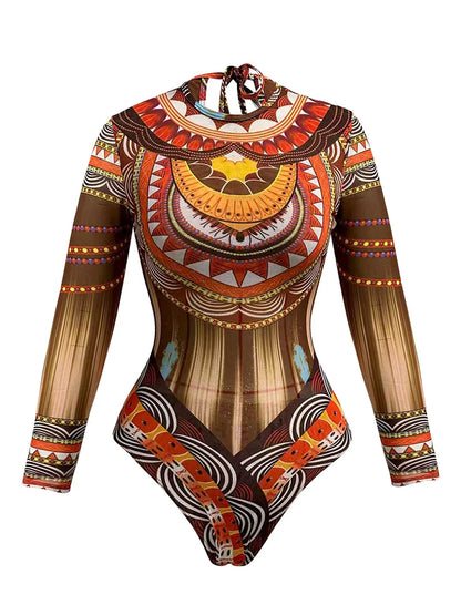 Subtly Elegant Swimsuit with a Refined Vintage Look