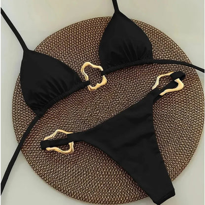 Casually Elegant Bathing Suit with a Refined Edge