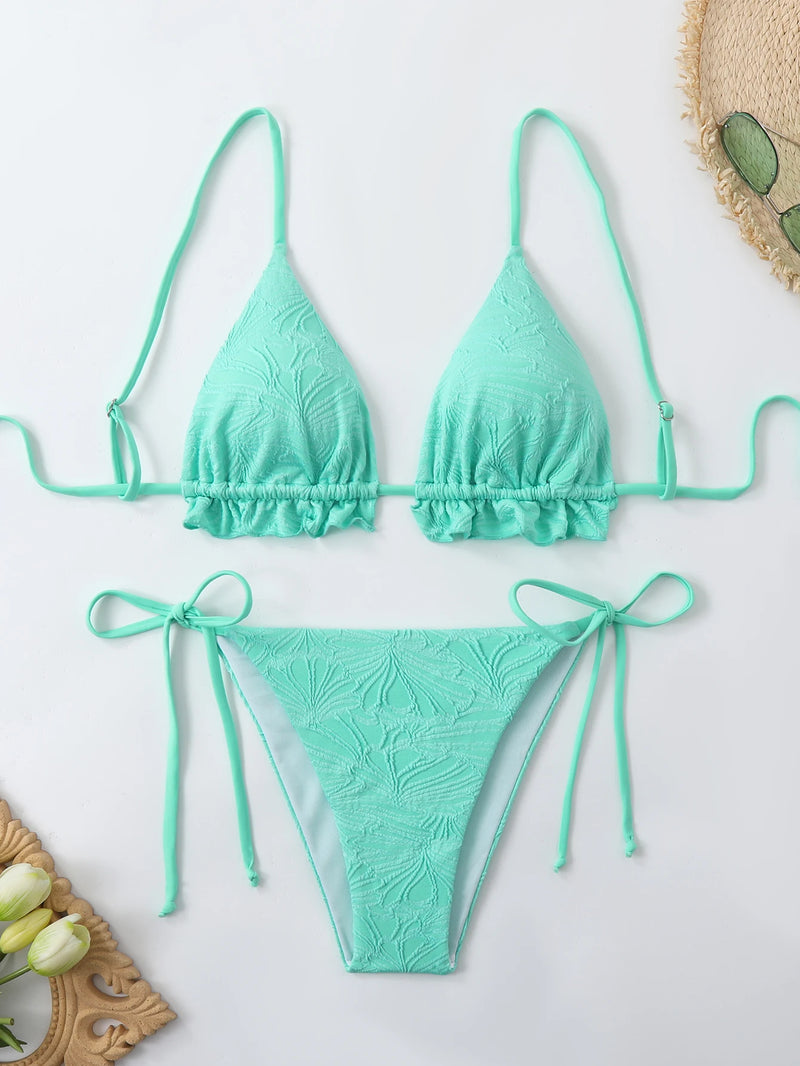 Classic Vintage Bikini with a Flattering Fit