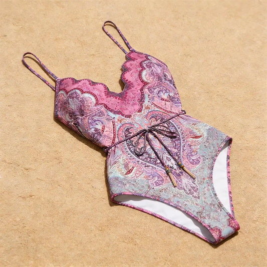 Subtly Elegant Bikini with a Refined Vintage Look