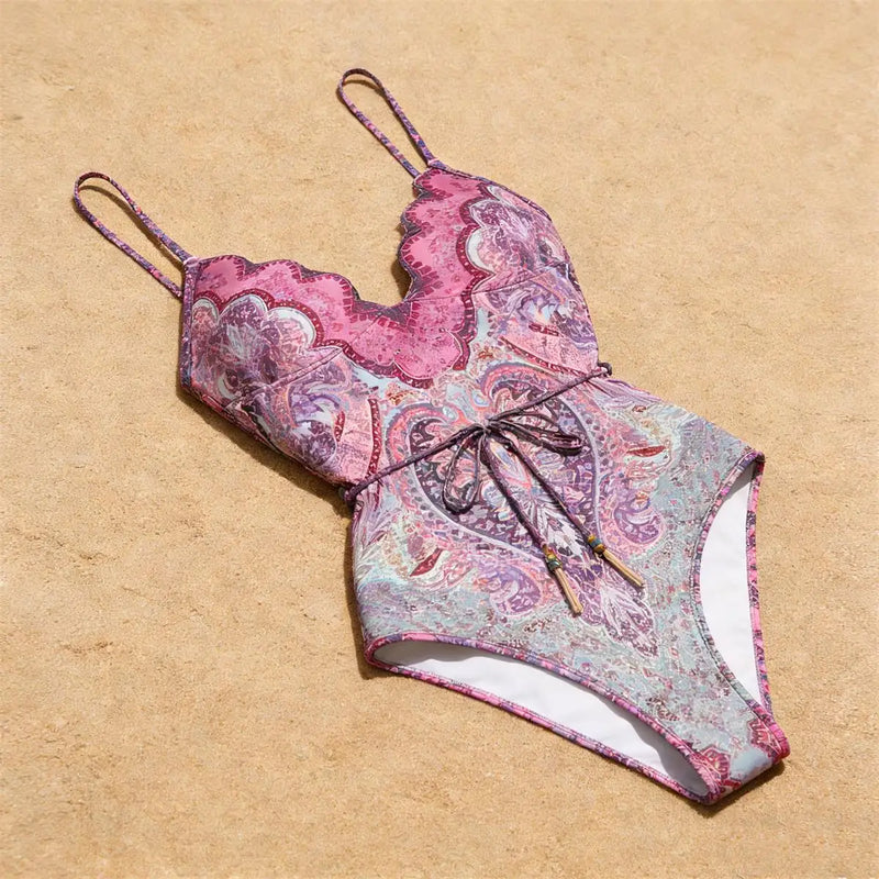 Subtly Elegant Bikini with a Refined Vintage Look